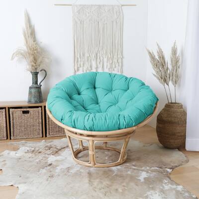 Sorra Home Sunbrella Indoor/Outdoor Round Papasan Cushion