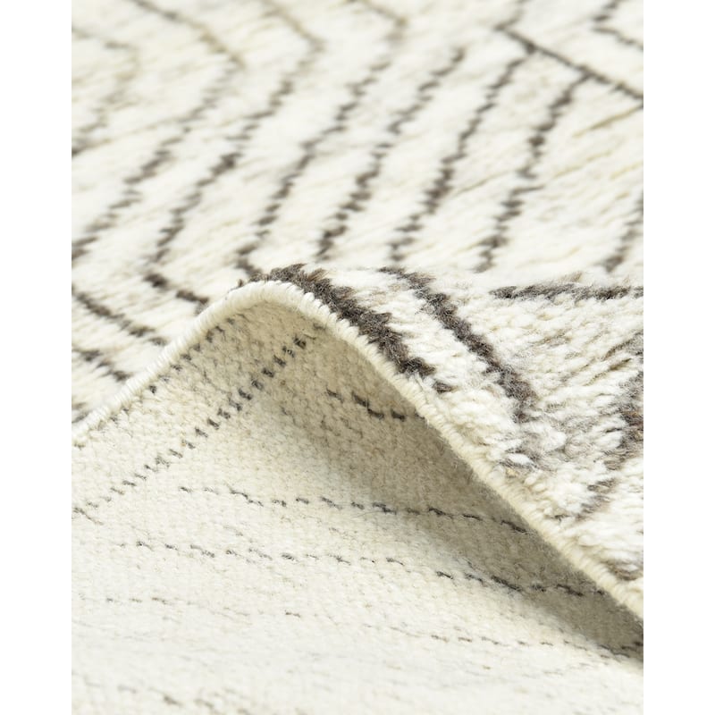 Overton Handmade Boho Geometric Area Rug