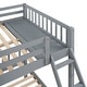 preview thumbnail 6 of 17, Merax Full Over Twin & Twin Bunk Bed, Wood Triple Bunk Bed with Drawers and Guardrails