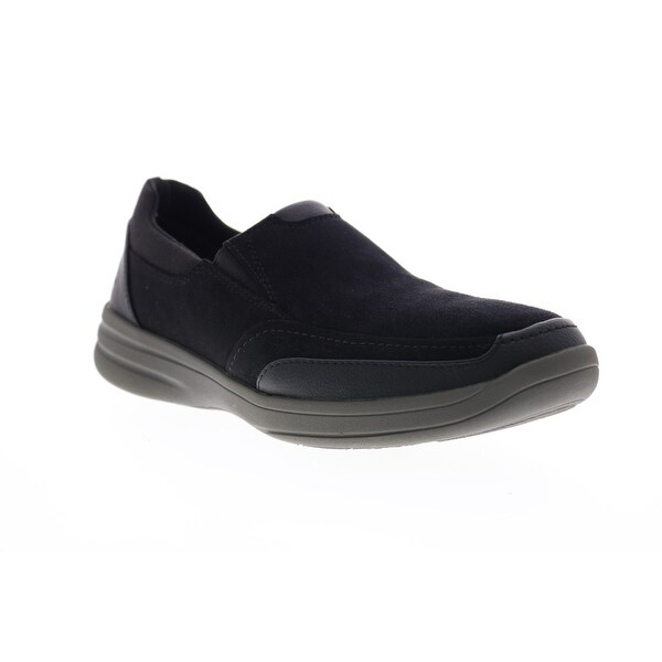 clarks black loafers mens