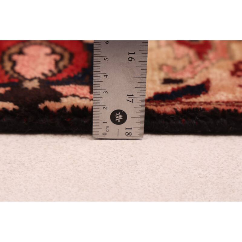 ECARPETGALLERY Hand-knotted Kayseri Vintage Dark Red Wool Rug - 7'2 x 10'4