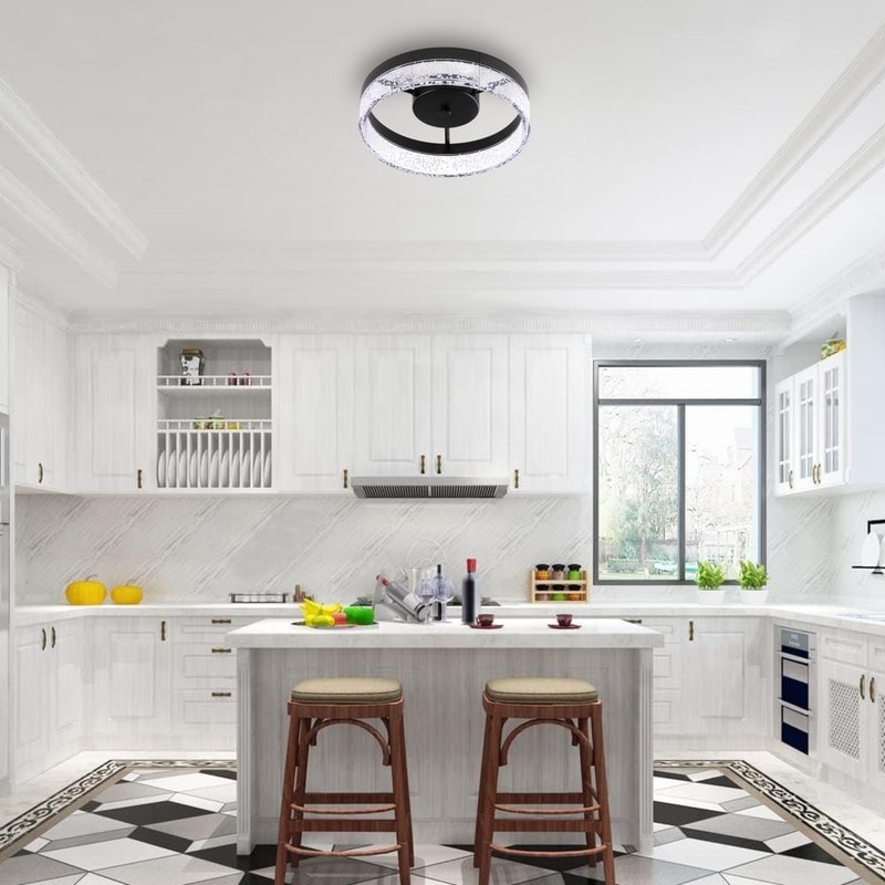 LED ceiling light fixture metal acrylic kitchen lighting black light fixture