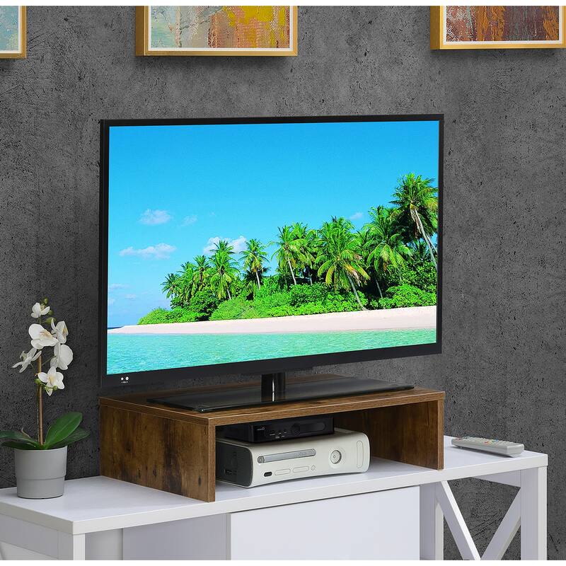 Convenience Concepts Designs2Go Small TV/Monitor Riser for TVs up to 26 Inches - Barnwood