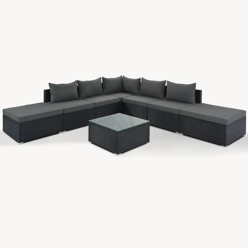 8-Pieces Outdoor Patio Furniture Sets