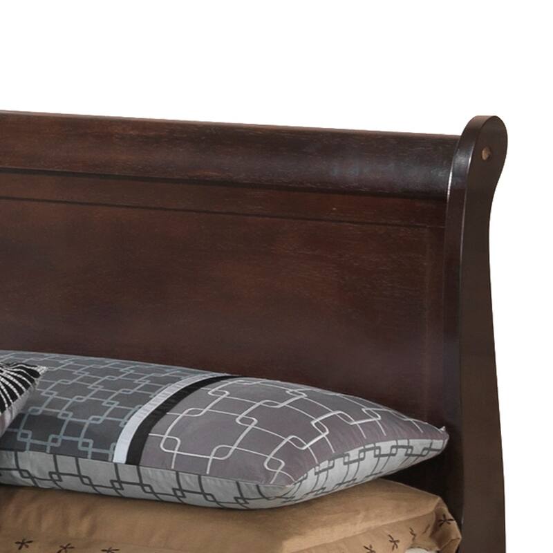 Full Size Traditional Platform Bed with Durable Particle Board Construction and Easy Assembly