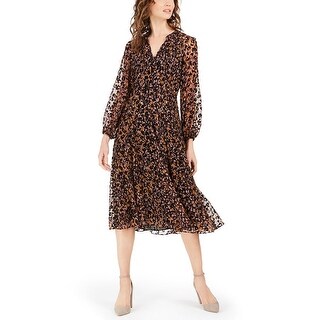 Robe Noire Femme Laundry Taille 2 - Genou - Sans Manches - 100% Polyester - Occasion Très Bon état