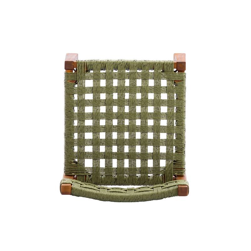 Christopher Knight Home - Carys 3-Piece Outdoor Acacia Wood Dining Set with Wicker Woven Back Chairs & 27.5" Round Slat Table