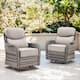 Option Grey Wicker Beige Cushion