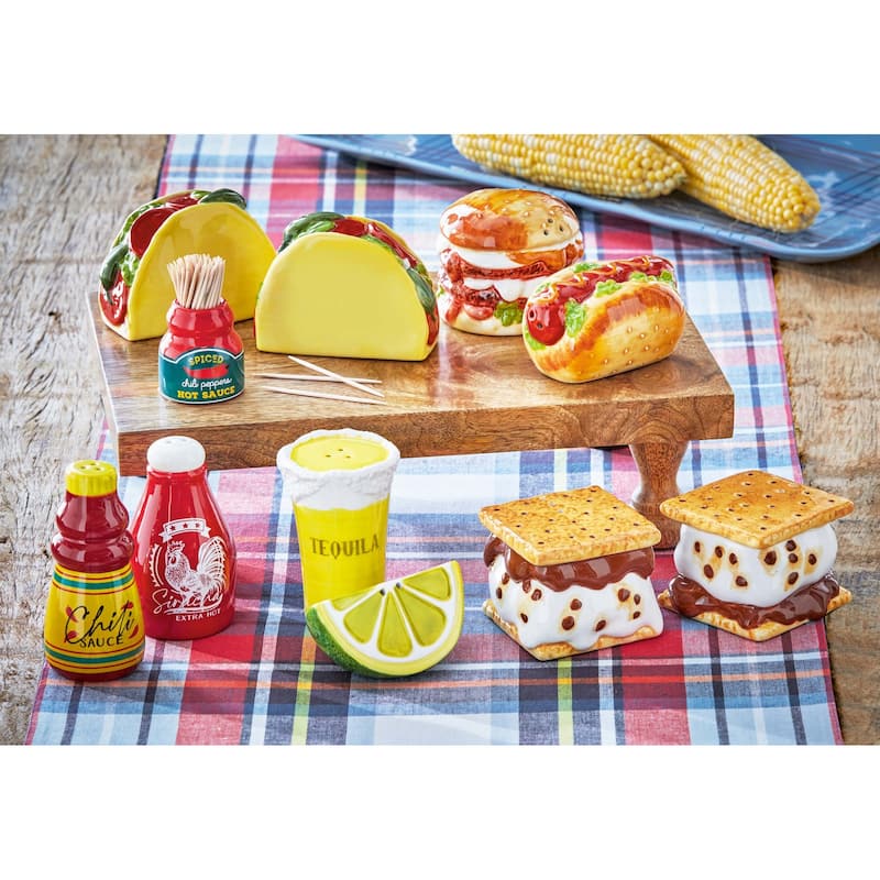 Taco Ceramic Decorative Salt and Pepper Shaker Sets