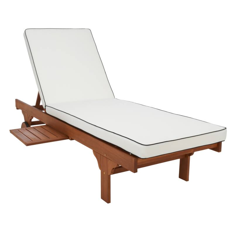SAFAVIEH Iyanna Lounge Chair - 25 In. W x 80 In. D x 17-42 In. H - 25"W x 80"D x 17-42"H