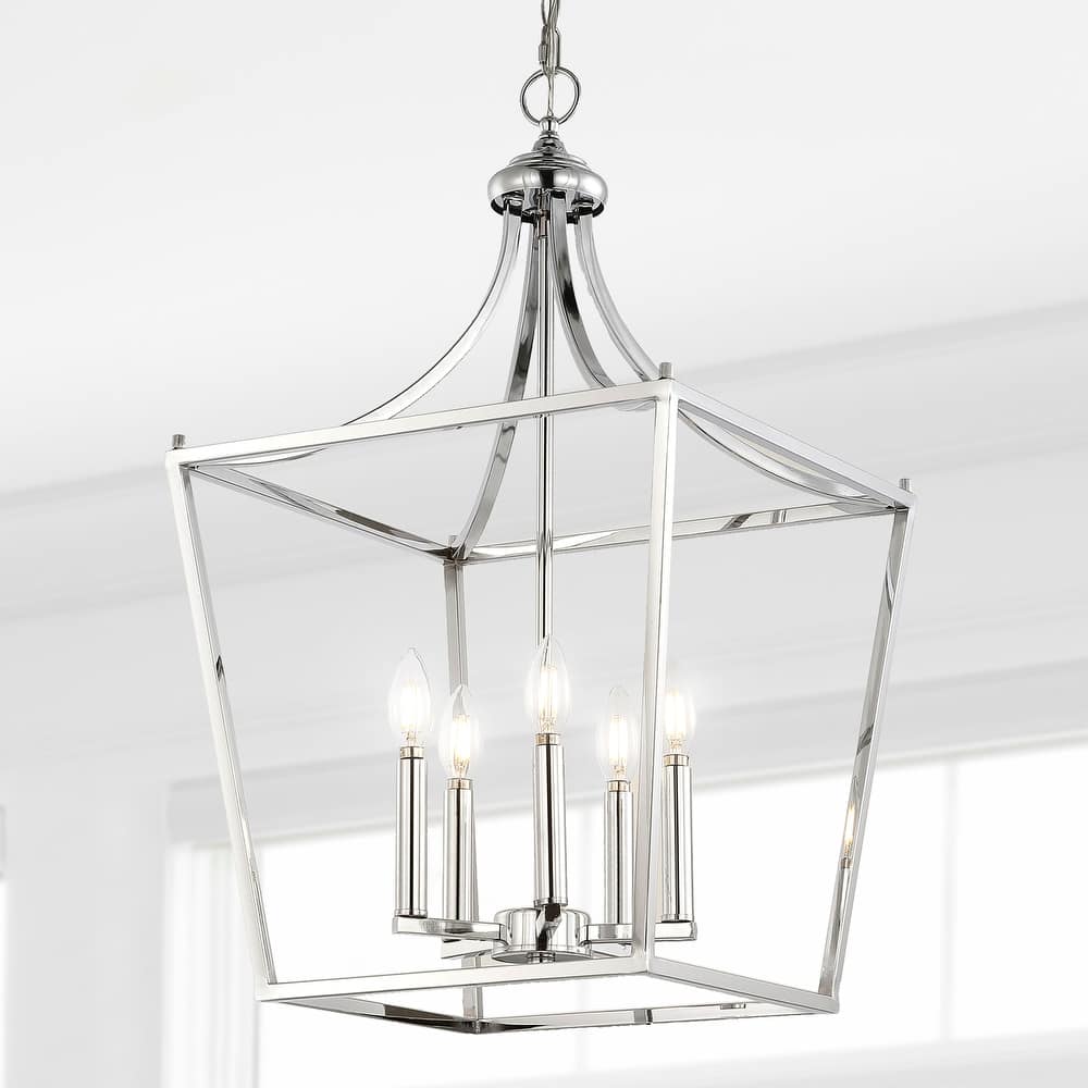 Camden Light Iron Classic Midcentury Pendant Lantern by JONATHAN Y