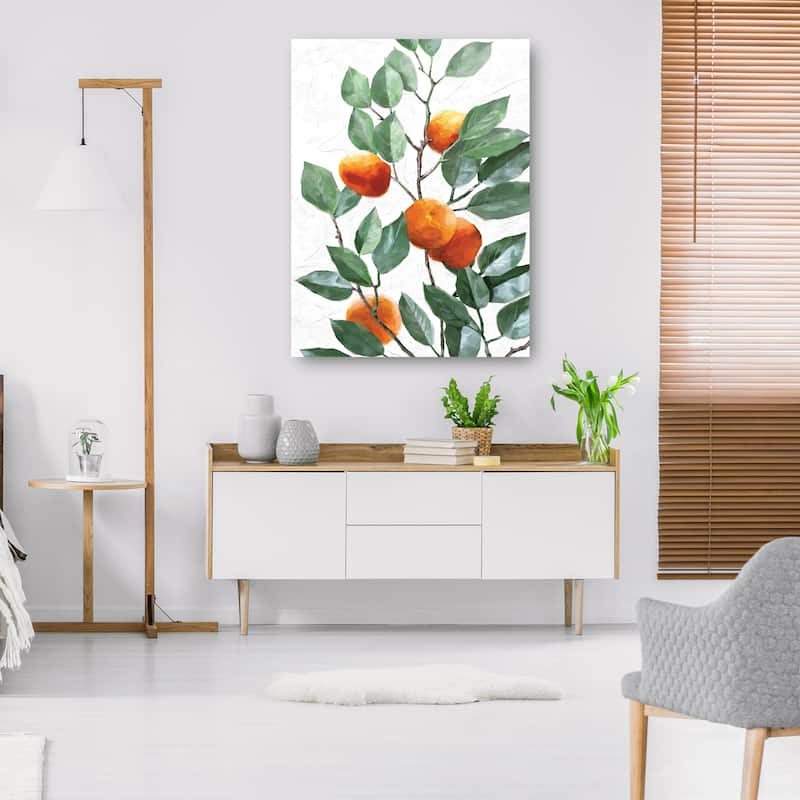 Tangerine Tree By Studio Arts Canvas Art Print - Bed Bath & Beyond ...