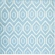 preview thumbnail 68 of 96, SAFAVIEH Handmade Flatweave Dhurries Trudi Modern Moroccan Wool Rug 6' x 6' Square - Blue/Ivory
