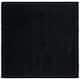 SAFAVIEH Laguna Shag Verdiana Solid Color 2-inch Thick Shag Rug - 6'7" Square - Black
