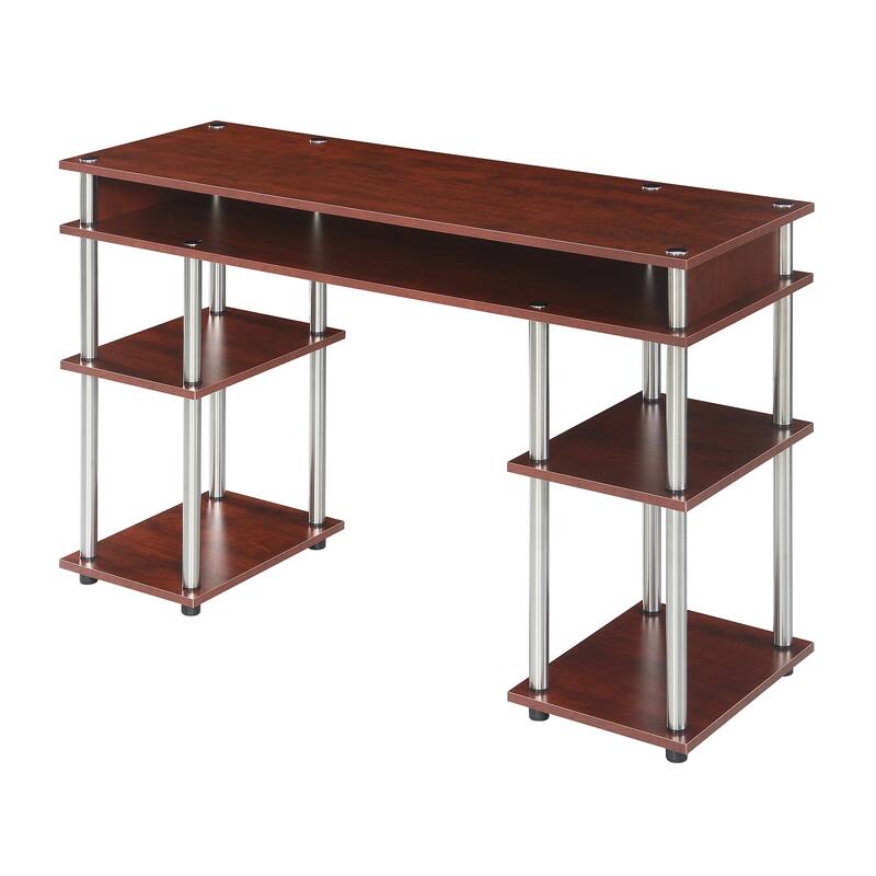 Convenience Concepts Designs2Go No Tools Student Desk with Shelves