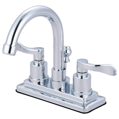 Kingston Brass NuWave 1.2 GPM Centerset Bathroom Faucet with Pop-Up