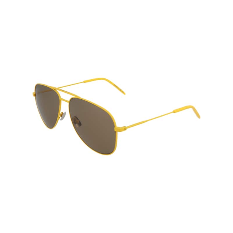 Saint Laurent Aviator-Style Metal Sunglasses