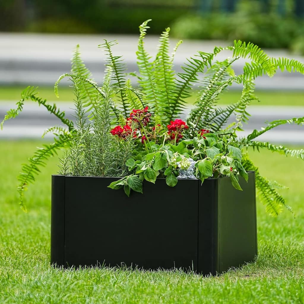 20.47" Modern Raised Garden Bed Planter, Ideal for Yard, Patio with Base - N/A