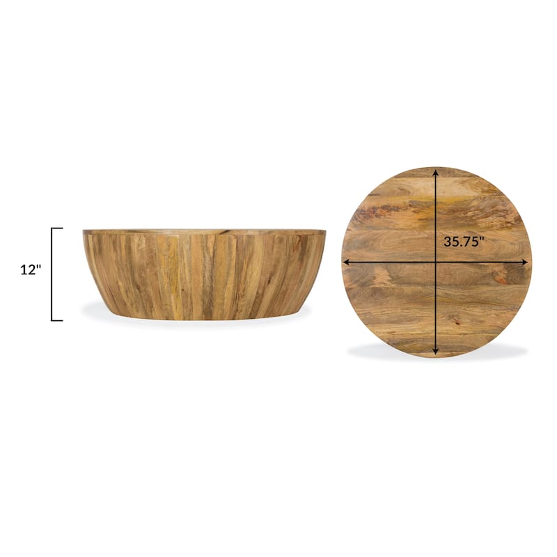 Poly & Bark Goa Mango Wood Coffee Table
