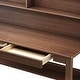 preview thumbnail 19 of 18, Kids Desk Wood Study Desk Writing Desk with Bookshelf
