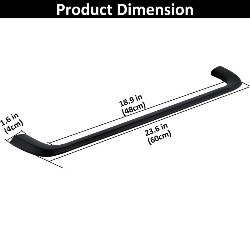 24 in. Wall Mounted Towel Bar Spot Resist Towel Holder