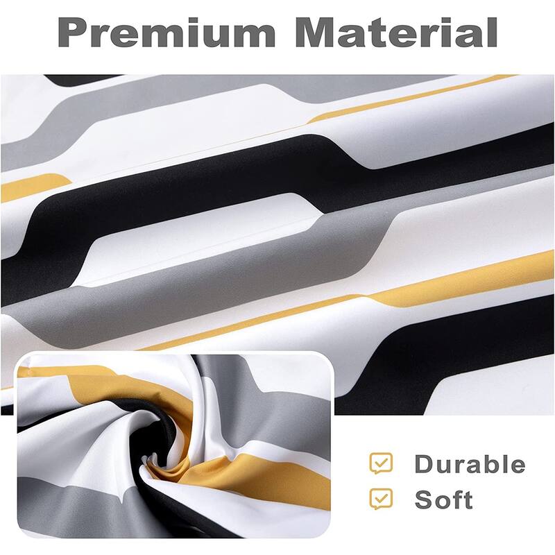 DriftAway Riley Geo Lined Window Curtain Valance