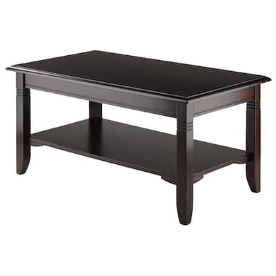 Nolan Coffee Table, Cappuccino - 37"W x 21"D x 18"H