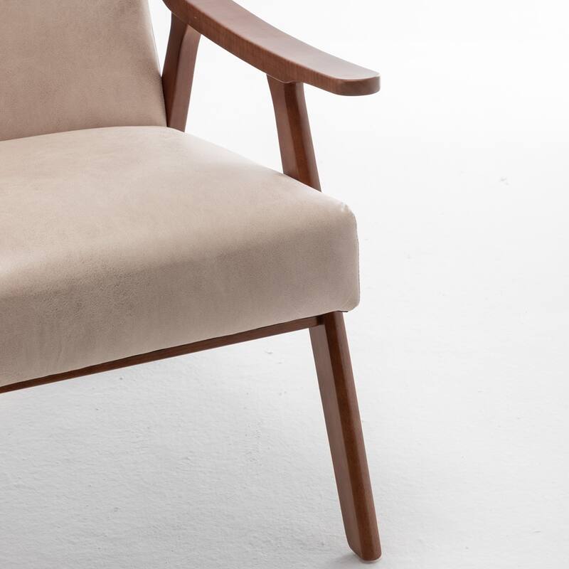 Living Room Solid Wood Accent Chair Wingback Chair