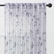 preview thumbnail 18 of 17, Chanasya Floral Sheer Window Bedroom Curtain Panel Pair (Set of 2)