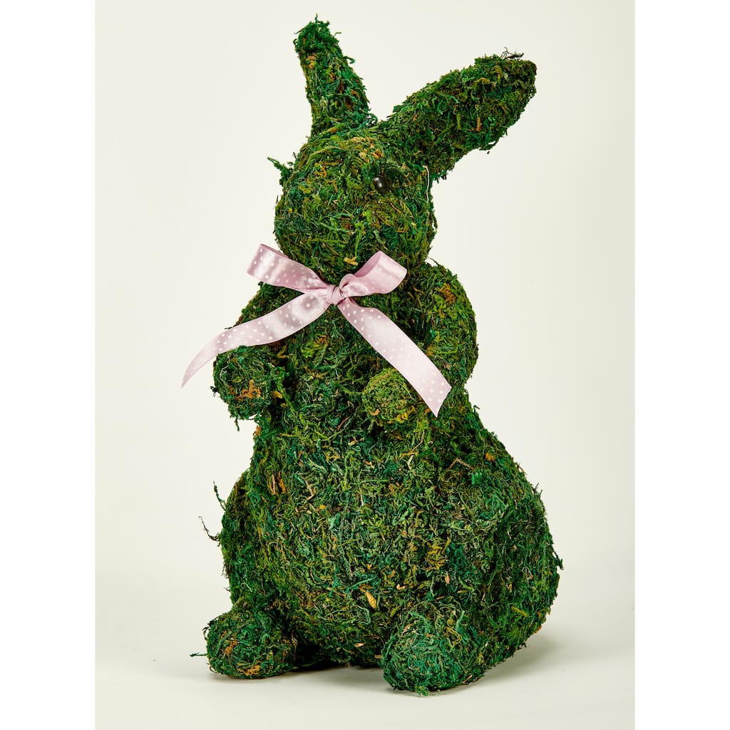 11" Tabletop Moss Easter Bunny - 11