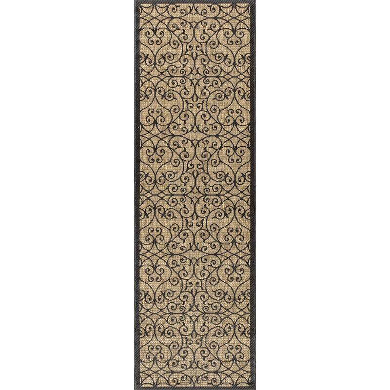 JONATHAN Y Ourika Textured Weave Indoor/Outdoor Area Rug