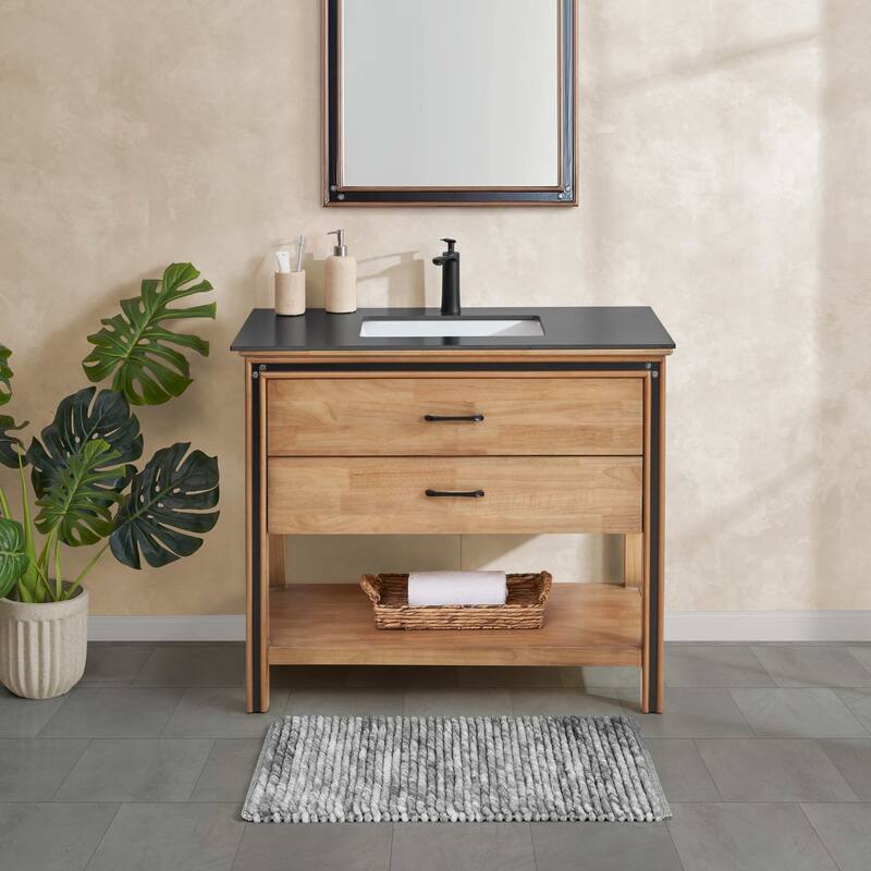 French Connection Space Dye Chunky Chenille Bath Rugs