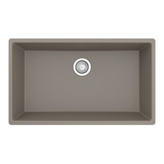 Karran Undermount 32.5 in. Large Single Bowl Quartz Kitchen Sink