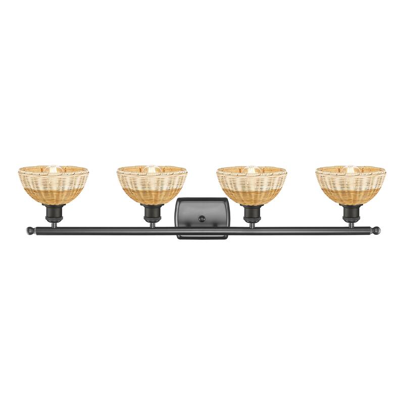 Innovations Lighting Endless Possibilities Ballston - Bristol Natural II - 4 Light 38" Bath Vanity Light