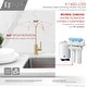 preview thumbnail 23 of 30, Kitchen Sink Drinking Water Faucet, Commercial Water Filtration Faucet, Stainless Steel, Contemporary Style High-Spout
