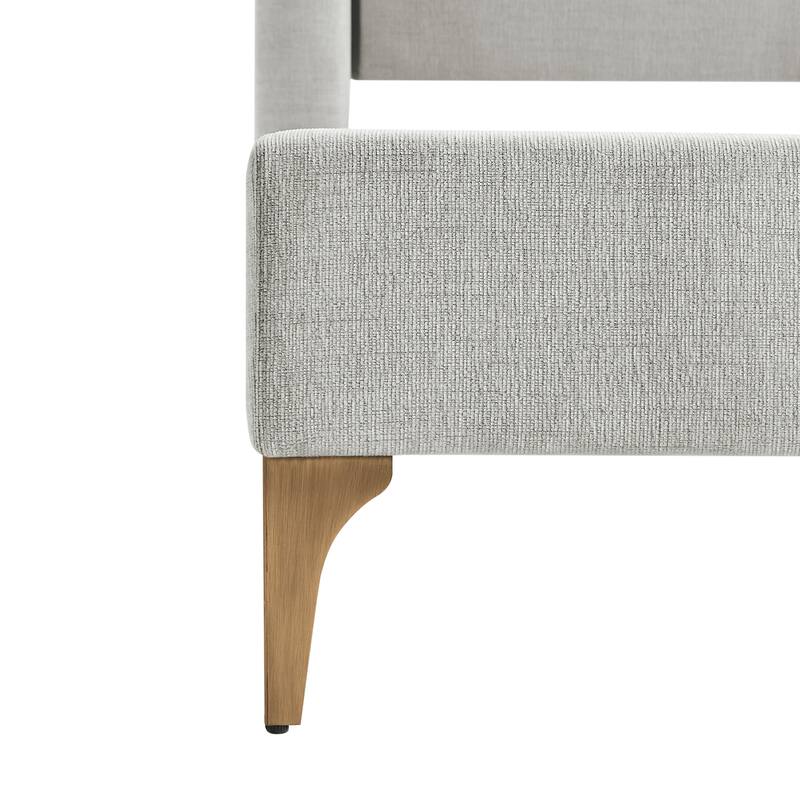 Stanford Upholstered Wingback Bed