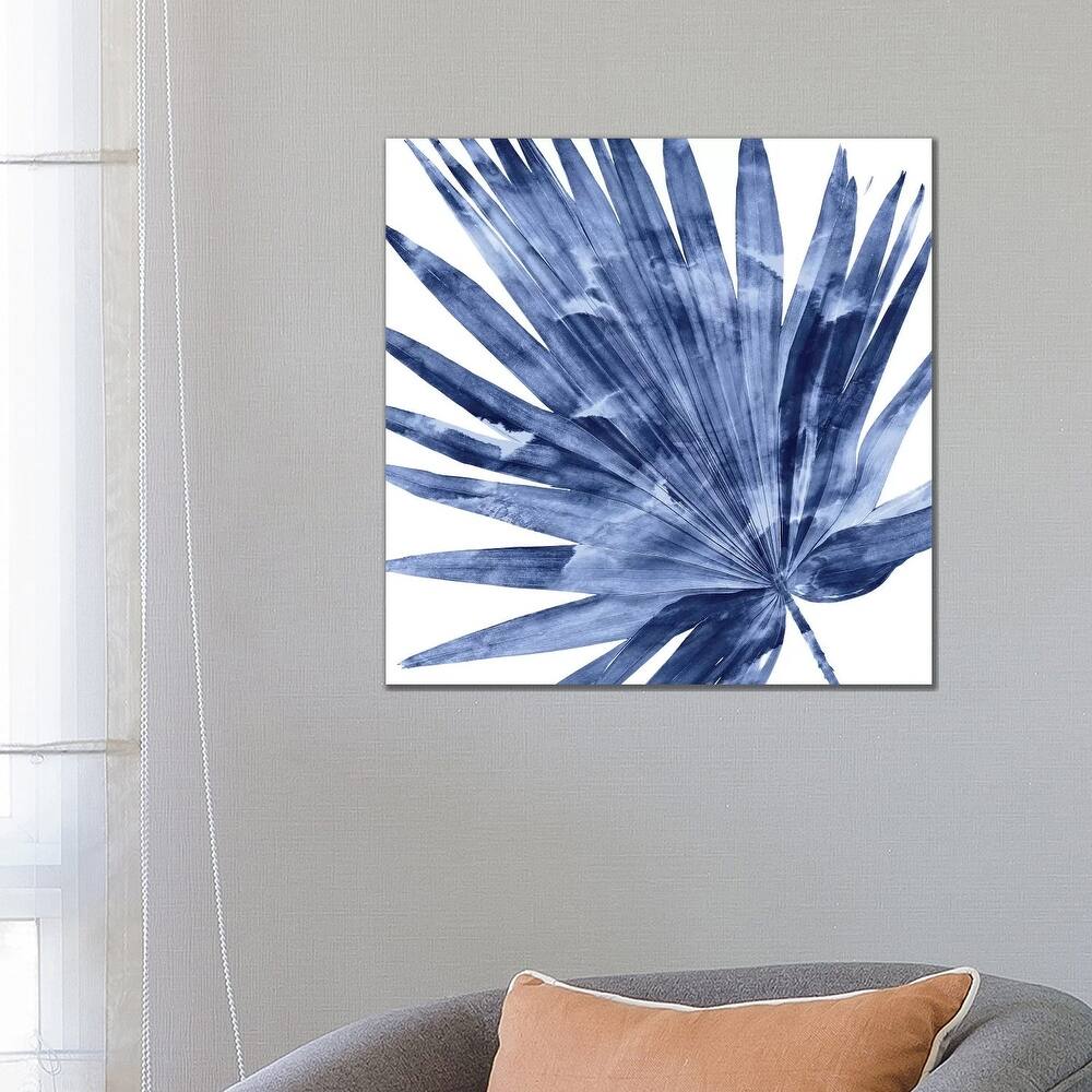 iCanvas "Indigo Palm, Close-Up IV" by Melonie Miller Canvas Print