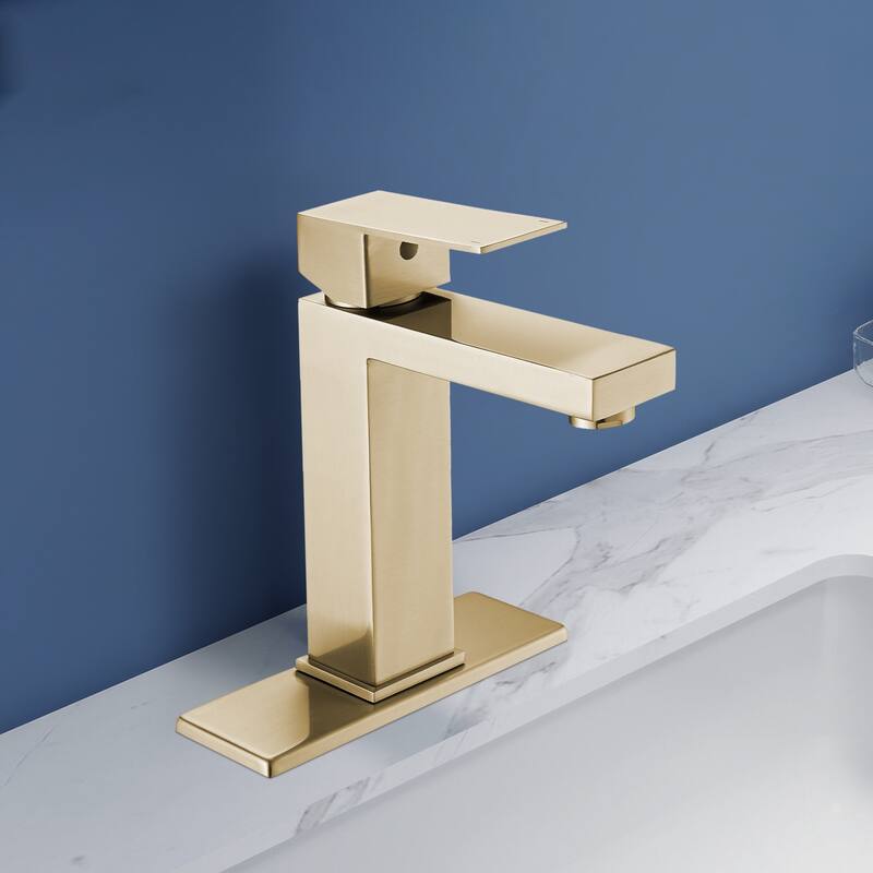 Topcraft Single Handle Bathroom Faucet with Pop-Up Drainer