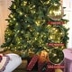 preview thumbnail 9 of 16, 5/ 6/ 7-foot PVC Artificial Holiday Christmas Tree with LED Lights for Home, Office,Party Decoration