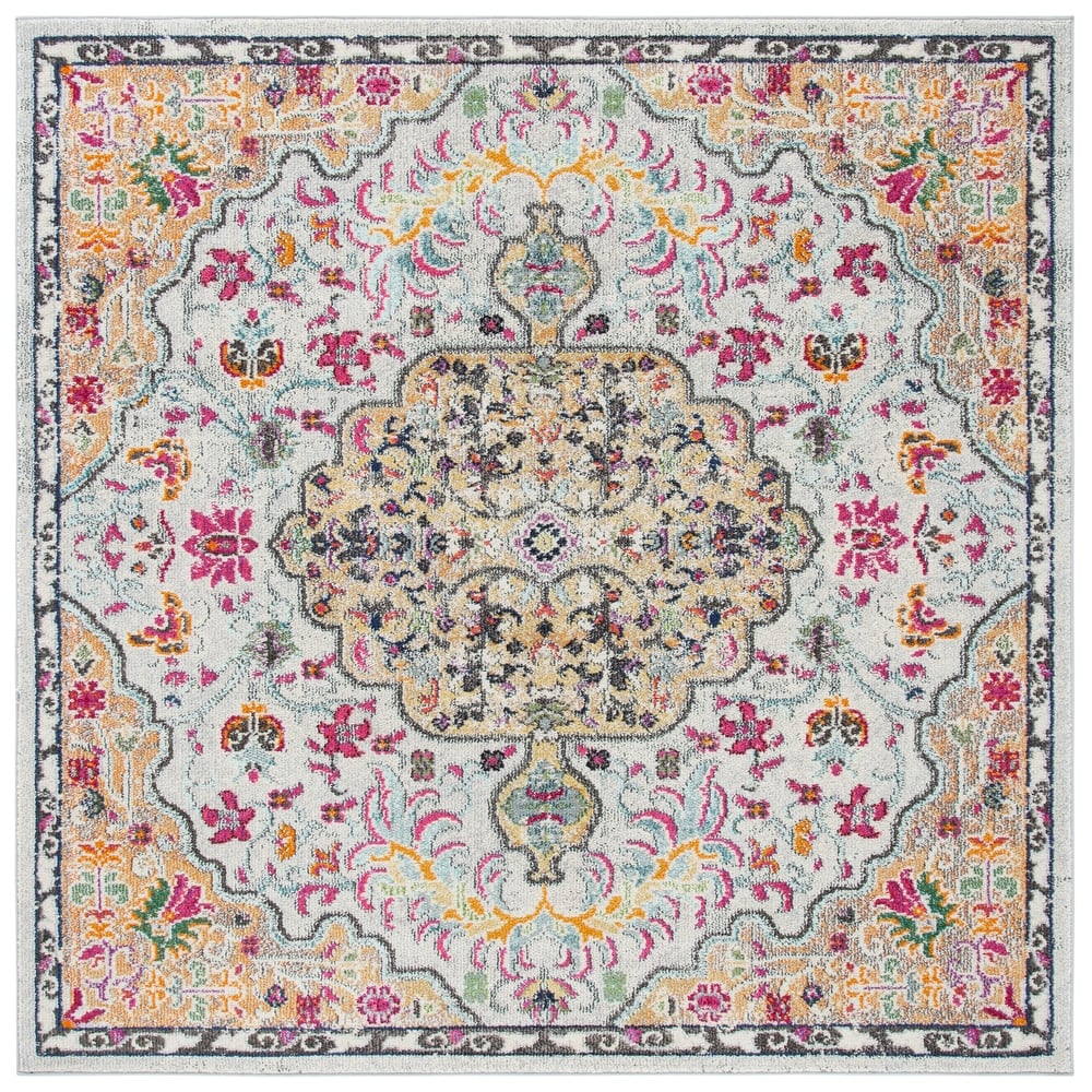 SAFAVIEH Madison Libusa Boho Medallion Distressed Rug