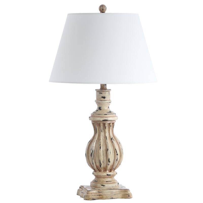 SAFAVIEH Lighting 31-inch Tanner Brown LED Table Lamp (Set of 2) - 17"W x 17"D x 31"H