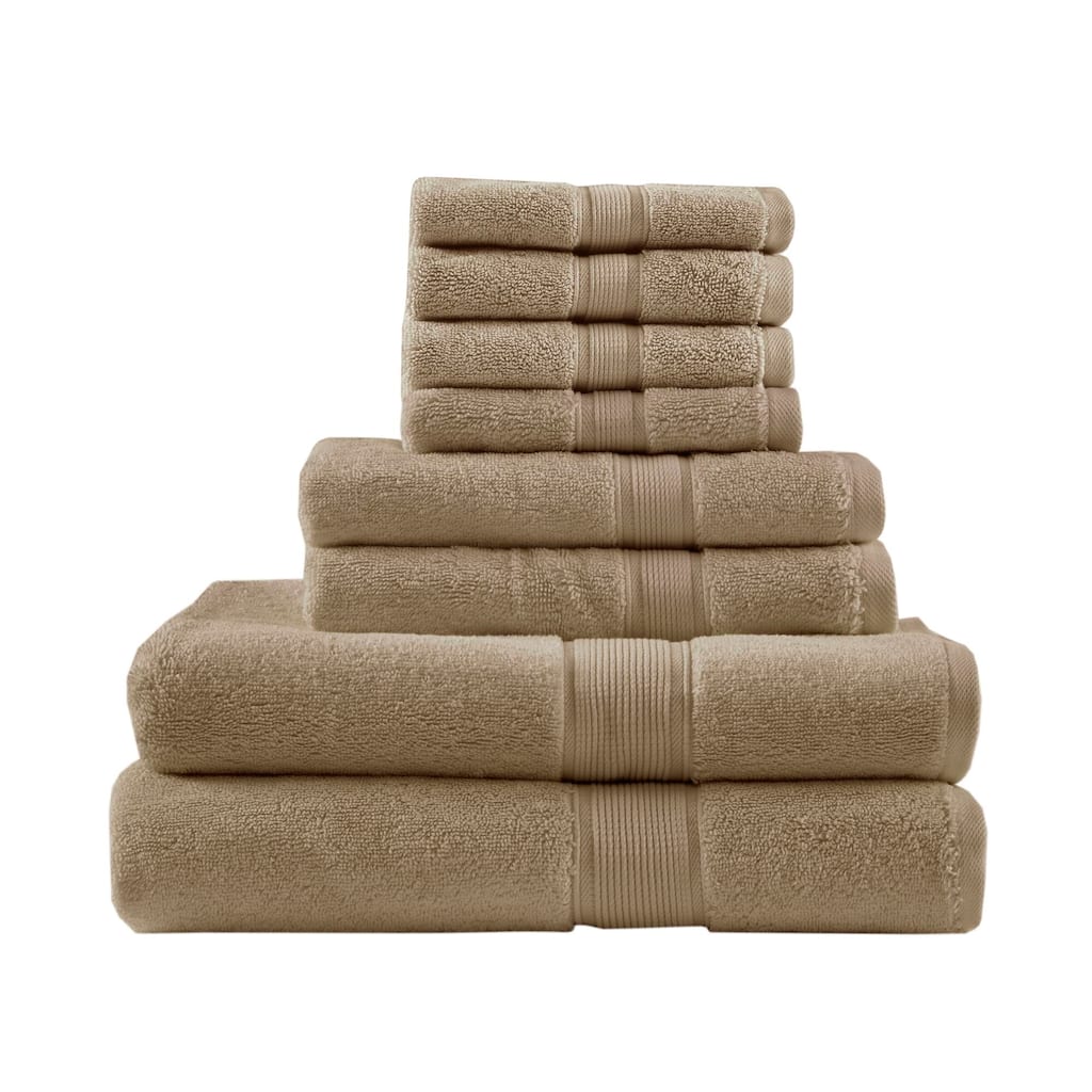 Ultra-Soft One hundred percent Cotton Absorbent Towel Set 8-Piece