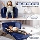 preview thumbnail 39 of 47, Kids Couch, Toddler Couch Sofa Bed Fold Out, Convertible Sofa to Lounger, Kids Chair Seat Playroom Furniture