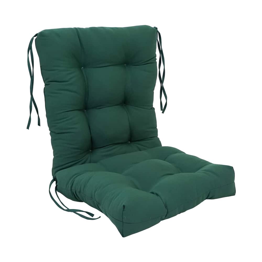 Multi-Section Tufted Twill Seat/Back Chair Cushion (Multiple Sizes)