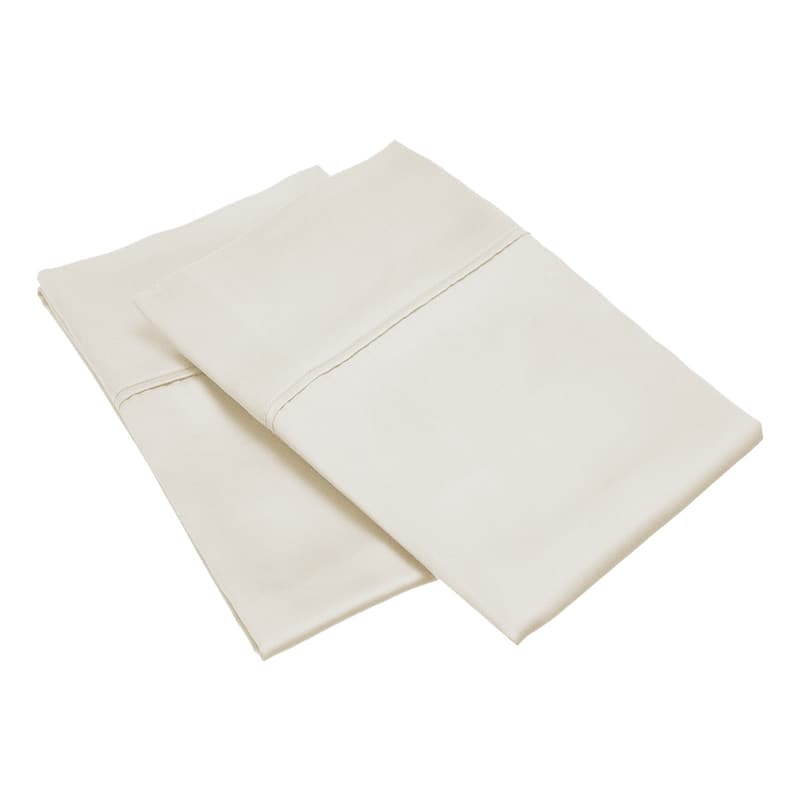 Superior Modal 300-Thread Count Wrinkle-Free Pillowcase Set - Ivory - King