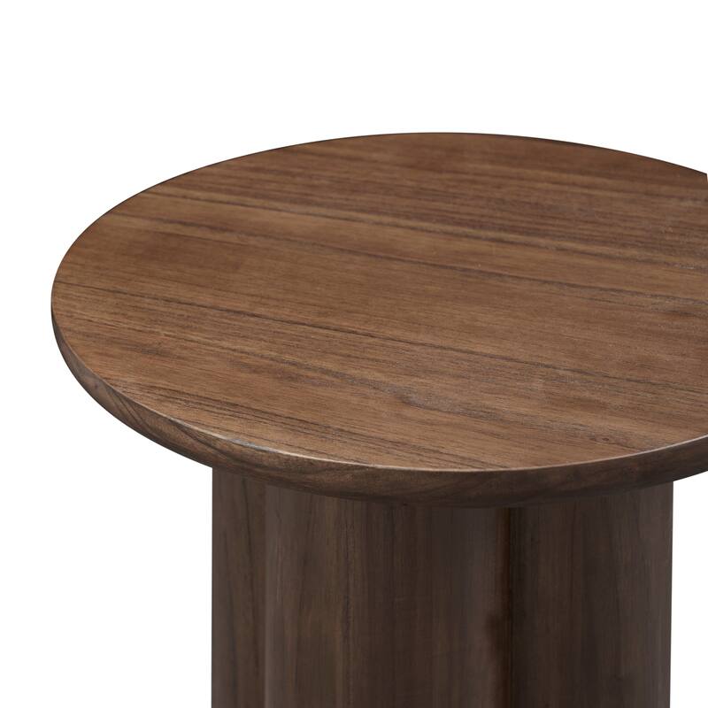 NPD Furniture Mayville Solid Wood Side Table