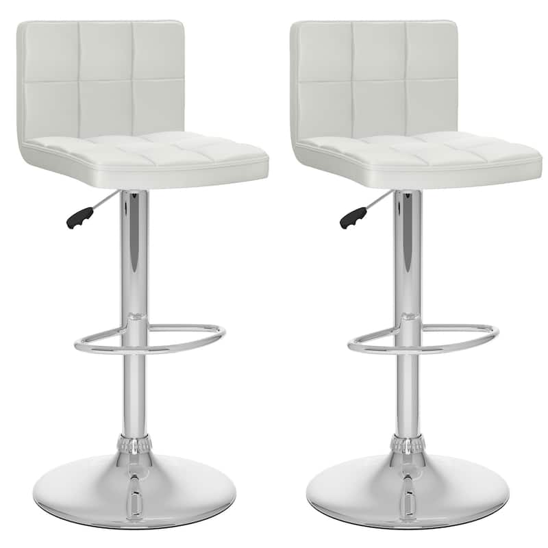 Zion Swivel Adjustable Bar Stool (Set of 2)