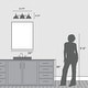 preview thumbnail 8 of 11, Hunter Mill Valley Matte Black 3 Light Bathroom Vanity Light - Transitional, Modern Farmhouse, Traditional