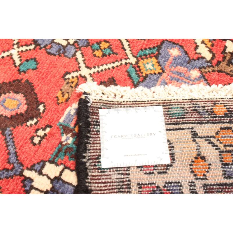 ECARPETGALLERY Hand-knotted Andelz Red Wool Rug - 3'7 x 9'8