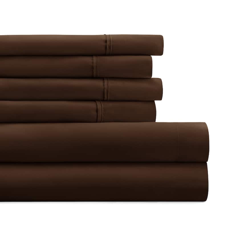 Becky Cameron Double Brushed Deep Pocket 6 Piece Sheet Set